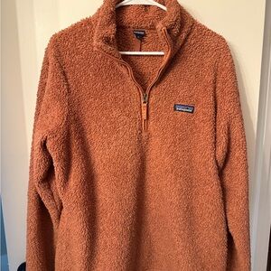 Patagonia Rust Fleece Half-Zip Pullover